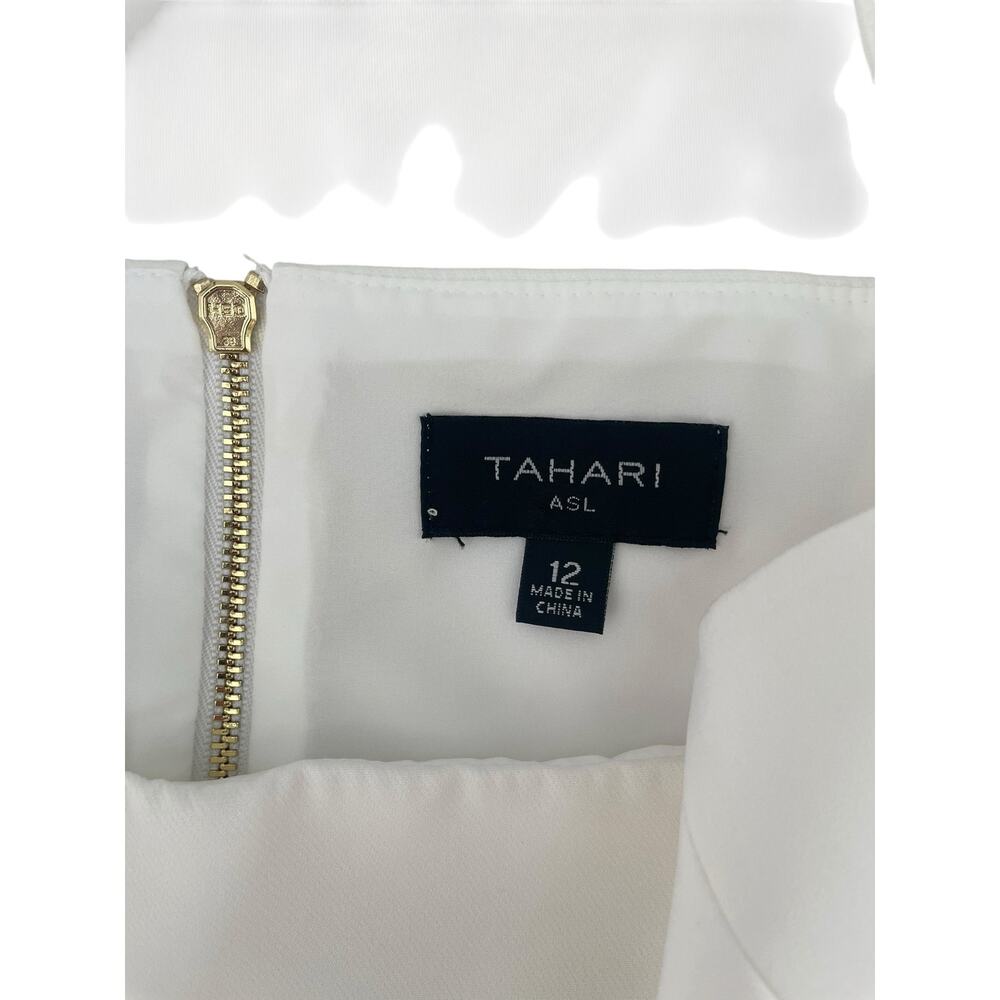 Tahari ASL Women's Ivory Satin Cropped Camisole Top Size 12 - Picture 3 of 6